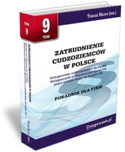 TOM 9 ZATRUDNIENIE CUDZOZIEMCÓW W POLSCE TOM 9 ZATRUDNIENIE CUDZOZIEMCÓW W POLSCE